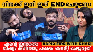 എന്റെ ഇന്നത്തെ ദേഷ്യം കഴിഞ്ഞു പക്ഷെ നീ TEST ചെയ്യരുത് | RAPID FIRE with SREENATH BHASI | INTERVIEW