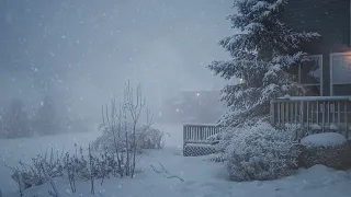 Спокойный сон | Средство для сна во время снежной бури | Спокойные звуки ветра для снятия стресса