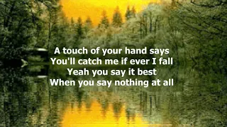 When You Say Nothing At All by Keith Whitley (with lyrics)