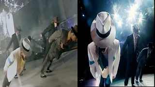 Michael Jackson Smooth Criminal Oslo 1992 vs Bucharest 1992