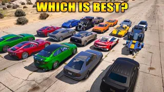 GTA 5 ONLINE - Sports Cars VS  Sports Classic Cars ( Which is best - Speed Test)