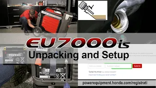 Honda EU7000is Generator Unpacking and Setup
