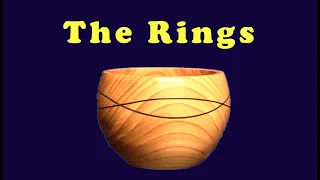 The Intersecting Rings Wood Turning  Wave Bowl