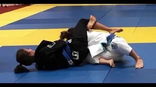 Women's Brazilian Jiu-Jitsu Lani Strijbosch Triangle Armbar Submission