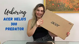 Unboxing Acer Helios 300 Predator (GTX 1660 Ti com 6 GB) i5-10300H - 2021 (PH315-53-52J6)