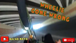 WHEELIE GONE WRONG crashed GT PRO SERIES