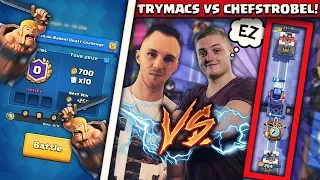 🤢TRYMACS vs CHEFSTROBEL! | 💶50€ Wette: Wer schafft mehr Siege in der Barbarenfass Challenge?