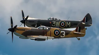 RAF Coningsby - PDA Day | BBMF 2x Spitfire Display (20/05/2024)