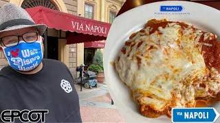 Epcot Via Napoli 2021  | Pizza & Chicken Parmigiana | BEST Pizza In Disney World