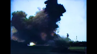 December 7, 1941   USS Arizona explosion restored and colorized @ 60FPS