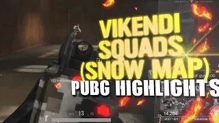 Squads on NEW MAP VIKENDI - PUBG STREAM HIGHLIGHTS