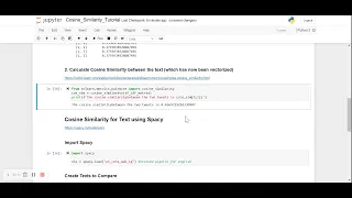 Python Cosine Similarity - sklear fidfVectorizer and Spacy en_core_web_lg