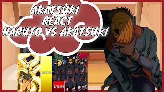 Akatsuki react Naruto vs Akatsuki Power Levels || REACT AKATSUKI REAGINDO AO Naruto Vs Akatsuki