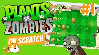 How to make a game Plants vs Zombies in Scratch 3.0 Part 1