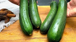 A friend from Spain taught me how to cook zucchini so delicious! ASMR prescription.