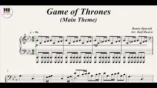 Game of Thrones (Main Theme), Piano