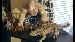 rampage devastacion, juguetes, toy collection, figures, resena