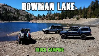 Epic Truck Camping BOWMAN LAKE CA 4x4 Adventure, Tahoe National Forest
