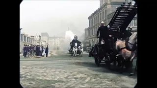 60 fps  A Trip Through Paris, France in late 1890s  Un voyage à travers Paris, 1890