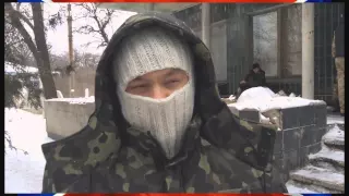 06.01.15 ДТП под Донецком. Интервью бойца Нацгвардии