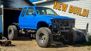 NEW BUILD! 2RZ Toyota Pickup Solid Axle Swap Project | Chevy 63s | Dual Trasfercases