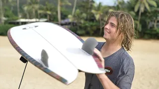 Noa Deane Flairs Out On A Dane Reynolds-Inspired Channel Islands Fish Beard