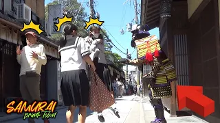【ドッキリ】侍が急に動き出すドッキリ　Samurai suddenly starts moving  in Japan　#24