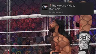 How to Win WarGames in Legend Difficulty | The New and Vicious WarGames🏆Trophy | Easy Way | WWE 2K23