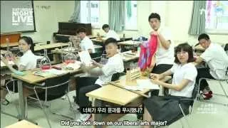 [ENG] 140614 SNL Korea S05E11 - Science High School vs Foreign High School (Jay Park Cut)