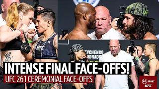 Kamau Usman and Jorge Masvidal square up! UFC 261 Title Fight Face-offs