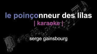 | karaoke | serge gainsbourg | le poinçonneur des lilas | paroles |