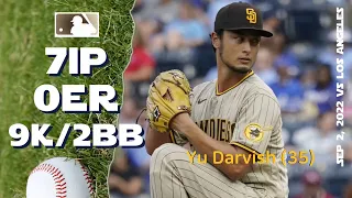 Yu Darvish ダルビッシュ 有 | Sep 2, 2022 | MLB highlights