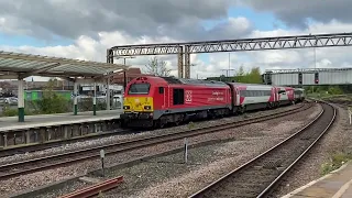 TFW 67015 pushes 82226 at Chester working Cardiff - Holyhead