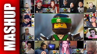 THE LEGO NINJAGO MOVIE Trailer Reactions Mashup