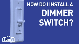 How Do I Install a Dimmer Switch? | DIY Basics