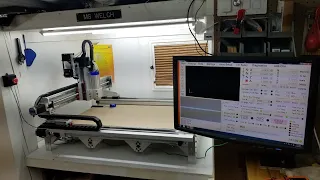 Basement Built CNC Machine with UCCNC - UC300ETH-UB1