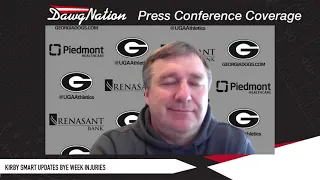 Kirby Smart press conference: Georgia coach updates injuries during bye week