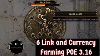 Currency Making and 6 link farming in Low Tier Maps Path of Exile [POE 3.16]