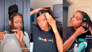 20 SIMPLE NATURAL HAIRSTYLES TUTORIALS 💞 PROTECTIVE HAIRSTYLES COMPILATION