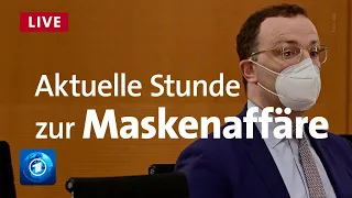 Aktuelle Stunde: Debatte über möglicherweise minderwertige Corona-Masken