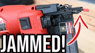 Milwaukee M18 FUEL Gen 2 Brad Nailer Is Jammed.....What Next?