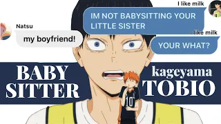 Kageyama babysits Hinata’s sister?? (KageHina)(Ep. 1) — Haikyuu chats