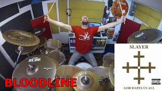 Slayer - BloodLine - PAUL BOSTAPH Drum Cover by EDO SALA