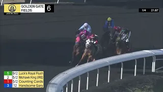 Counting Cards Wins Race 6 on January 28, 2022 at Golden Gate Fields