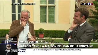 Rencontre entre Macron et Luchini dans la maison de La Fontaine