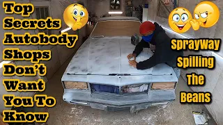 How To Do Bodywork & Prime A Car For Paint - Rust Repair Welding Blocking Priming Monte Carlo CL