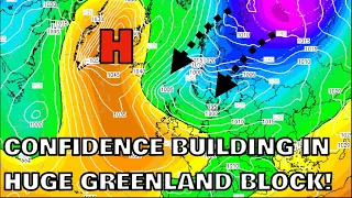 Confidence Building in Huge Greenland Block! 3rd January 2024