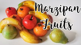 Easy Marzipan No Cook Eggless Recipe | Marzipan Fruits | Cashew Marzipan | Christmas Sweets/Kuswar