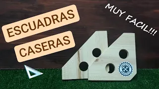 ✅Como HACER ESCUADRAS 📐para ENSAMBLAR MADERA. (CASERAS y FACILES). 2020.🟩🟩