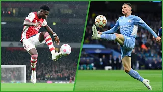 Bukayo Saka vs Phil Foden 2022 - Skills & Goals